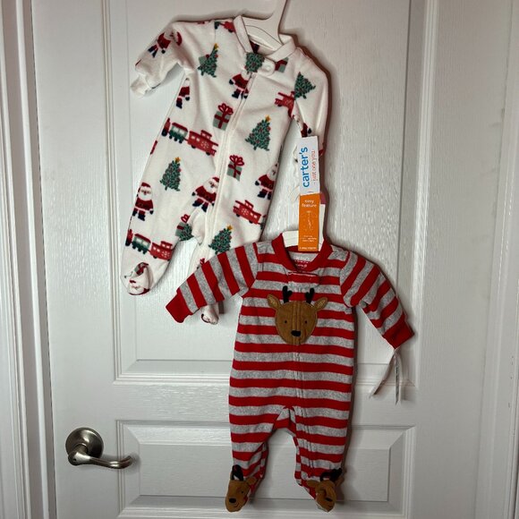 Carter's Baby Christmas Reindeer Santa Workshop Sleep N' Play, Newborn (2) NEW - Picture 1 of 9